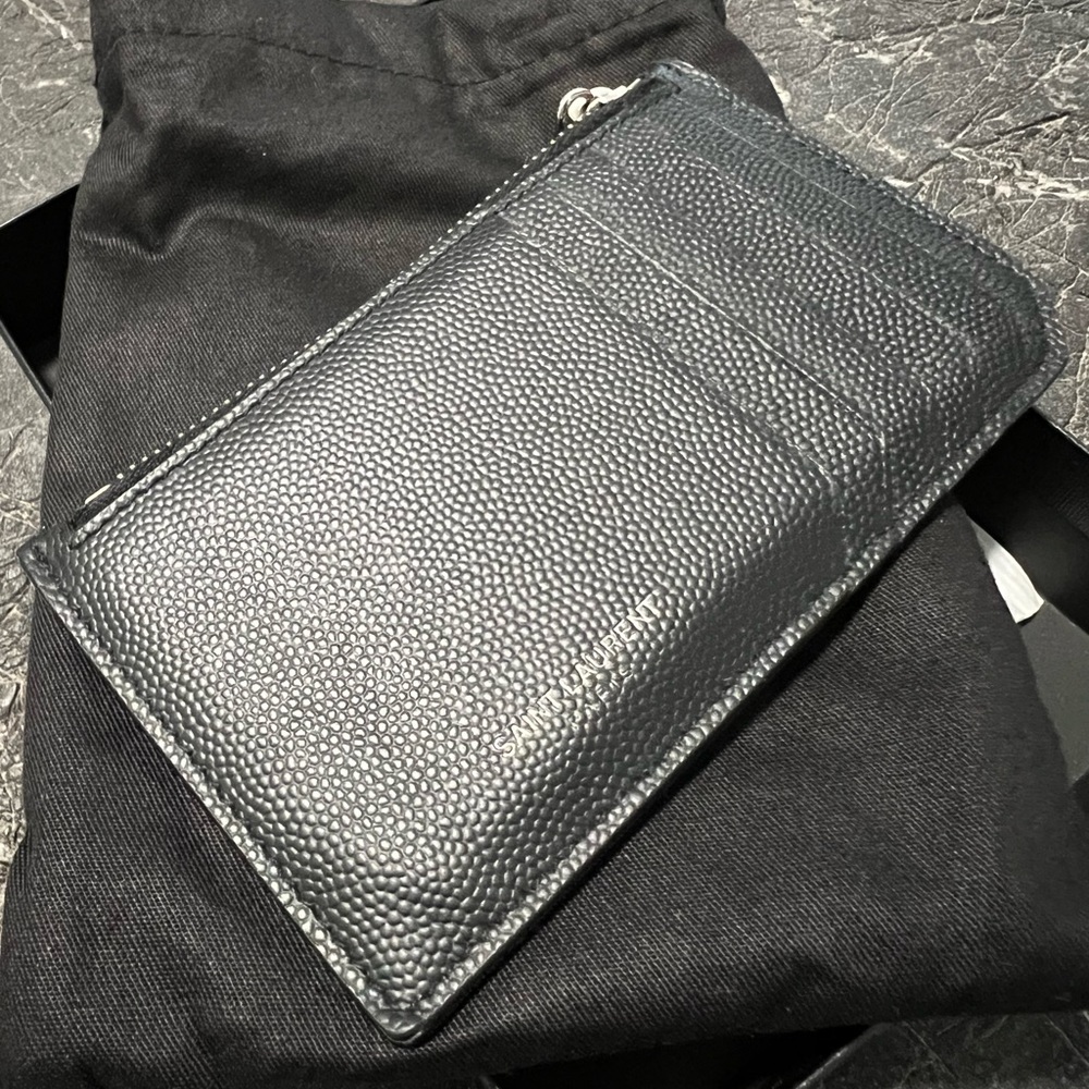 Authentic YSL Saint Laurent Fragsment Card Case
